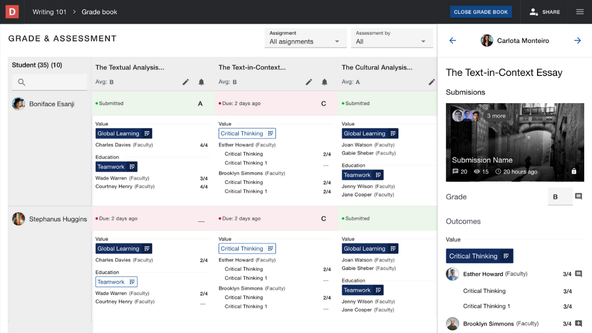 Grade & Assess (portfolio software) Grade & Assess (portfolio software)