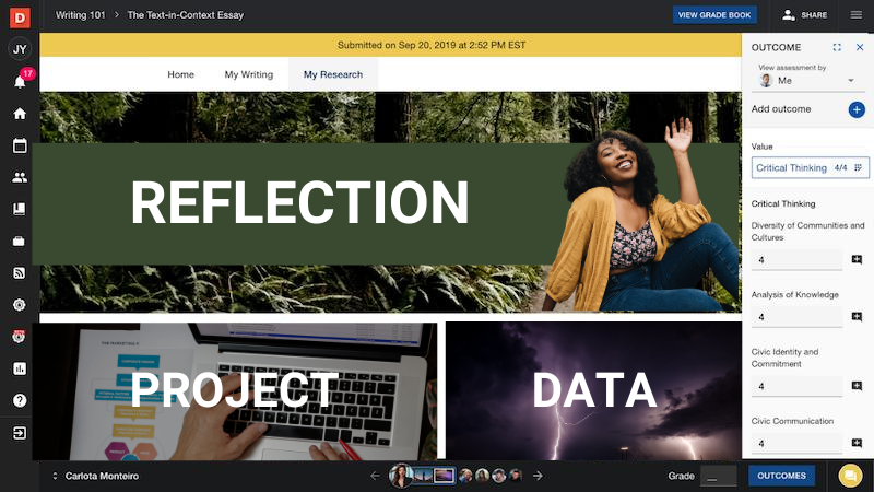 Student Project Reflection and Outcome Assessment Student Project Reflection and Outcome Assessment
